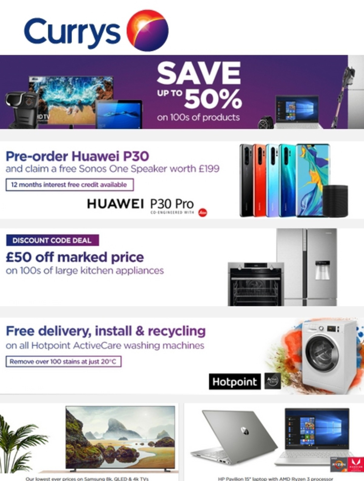 Currys Offers from 5 April