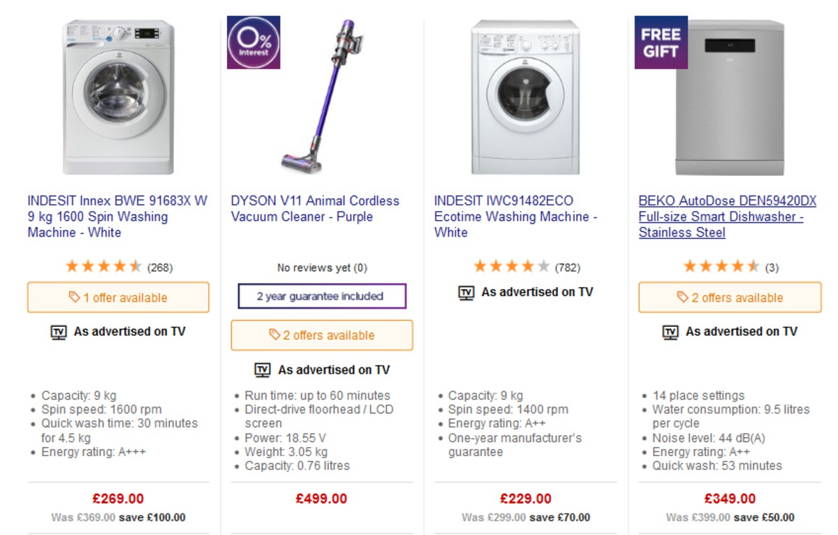 Currys Offers from 5 April