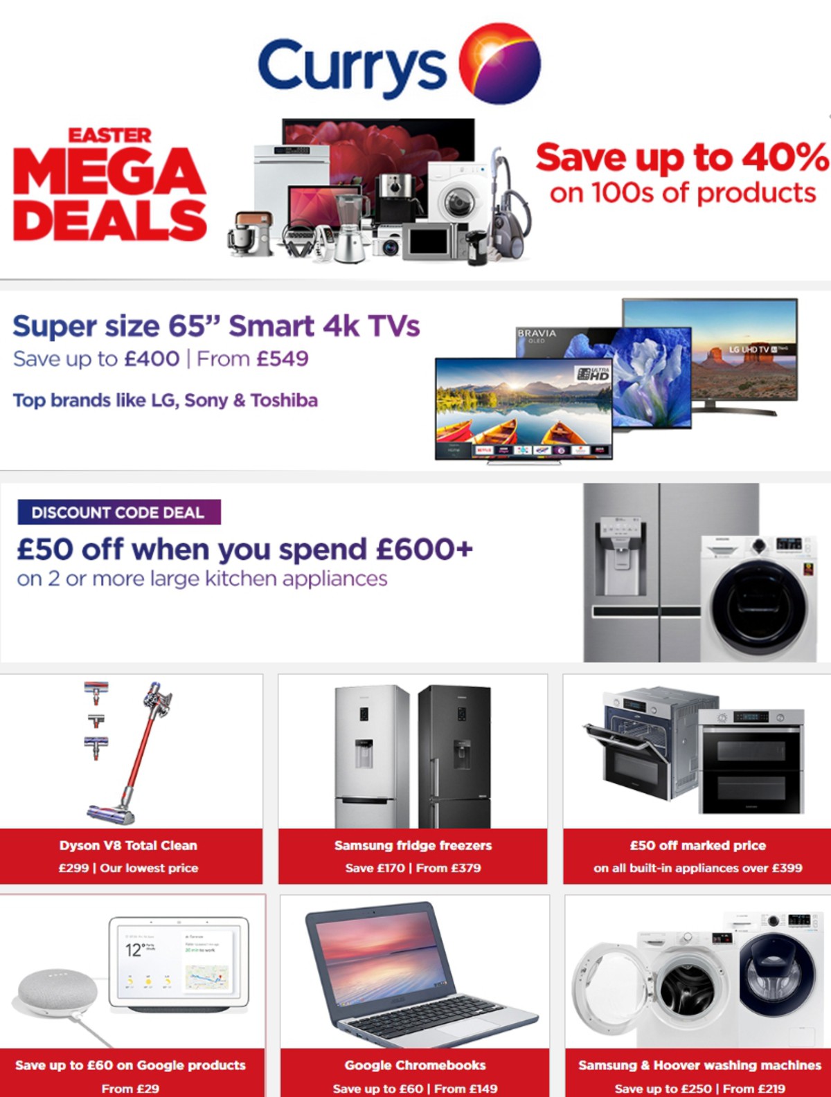 Currys Offers from 12 April