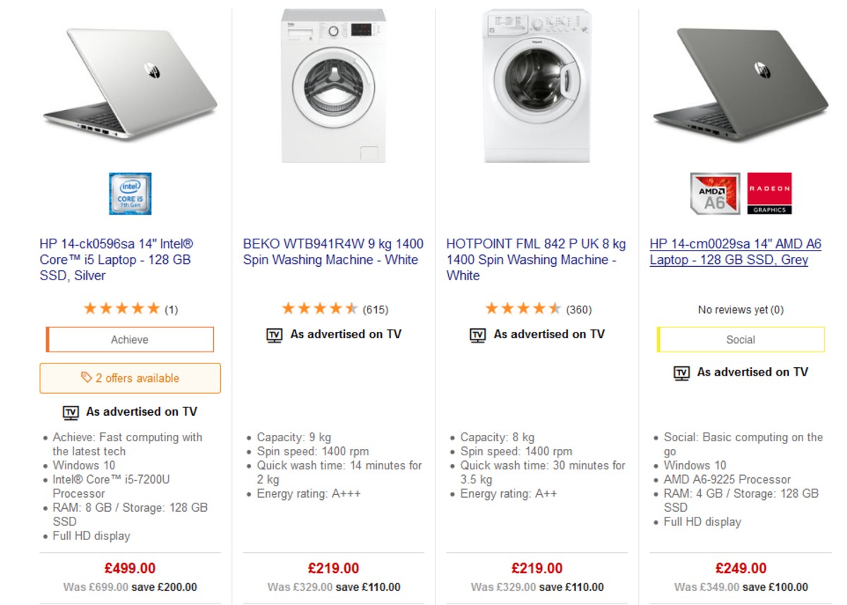 Currys Offers from 26 April