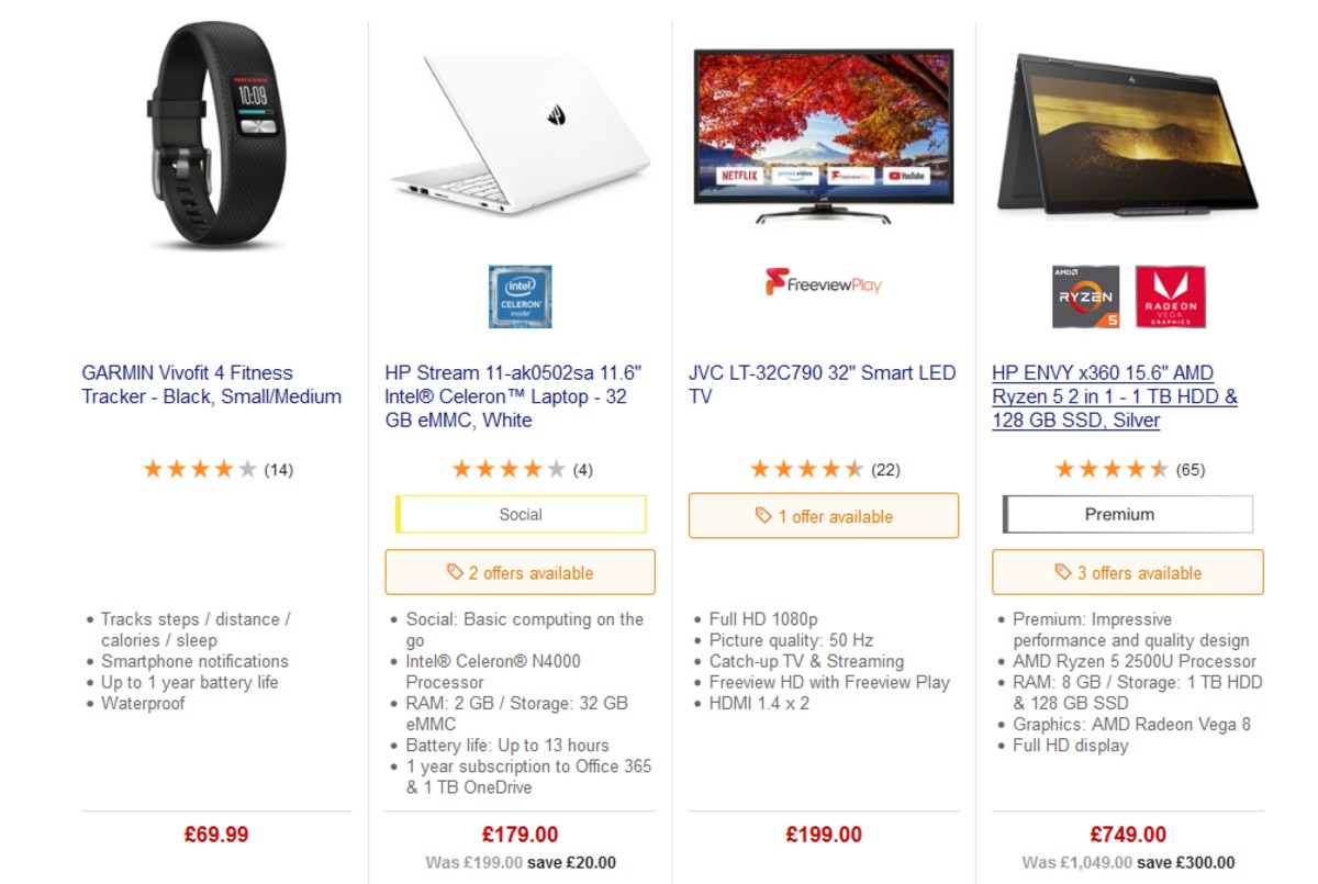 Currys Offers from 3 May