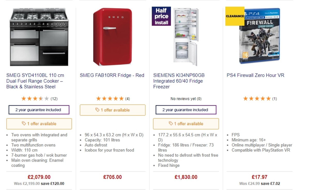 Currys Offers from 17 May