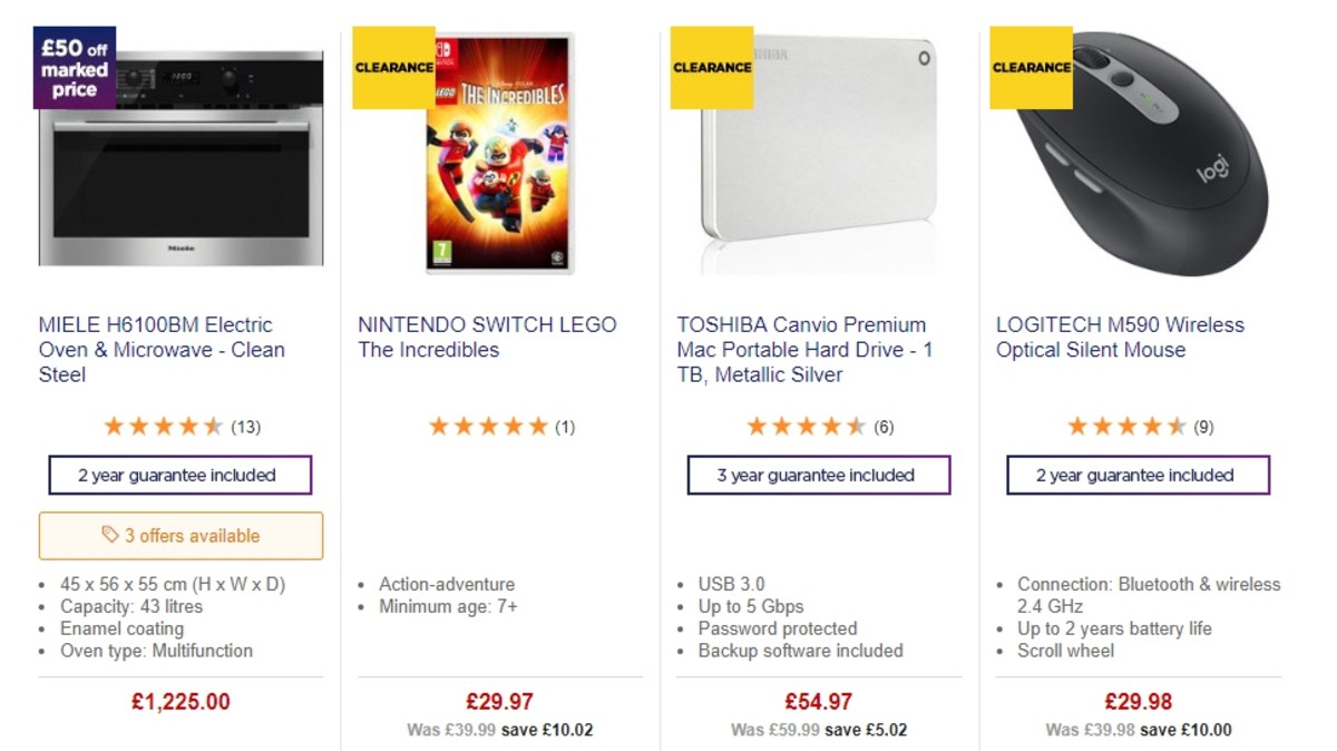 Currys Offers from 17 May