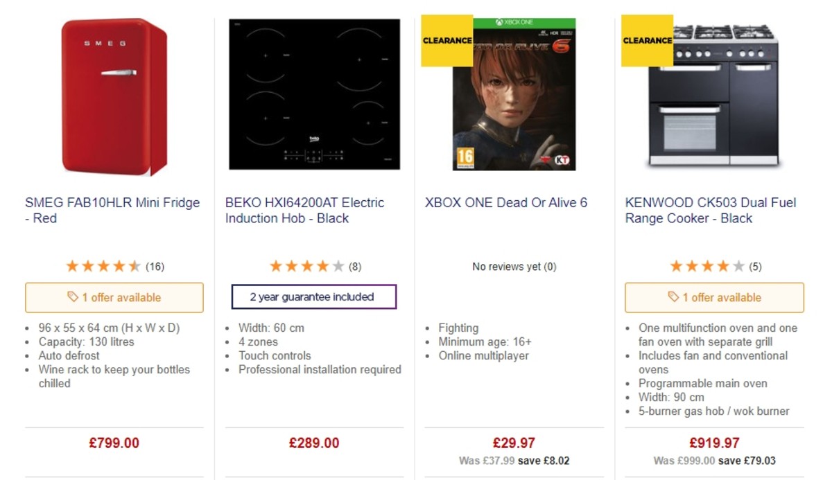 Currys Offers from 17 May