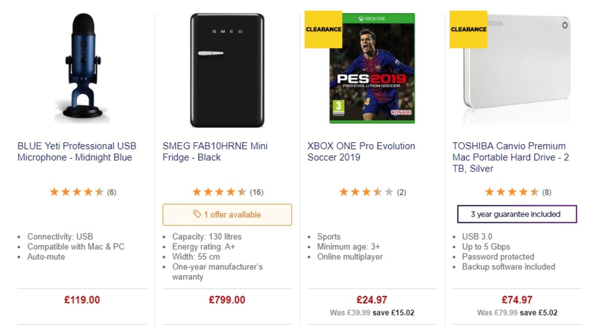 Currys Offers from 17 May