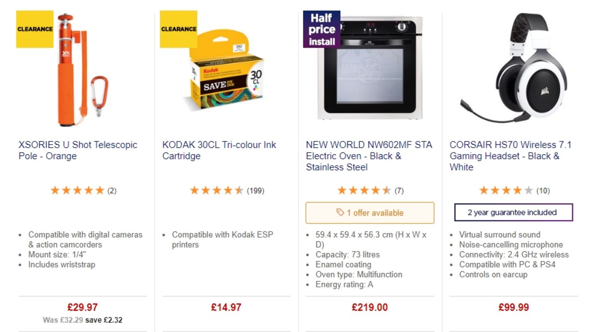 Currys Offers from 17 May