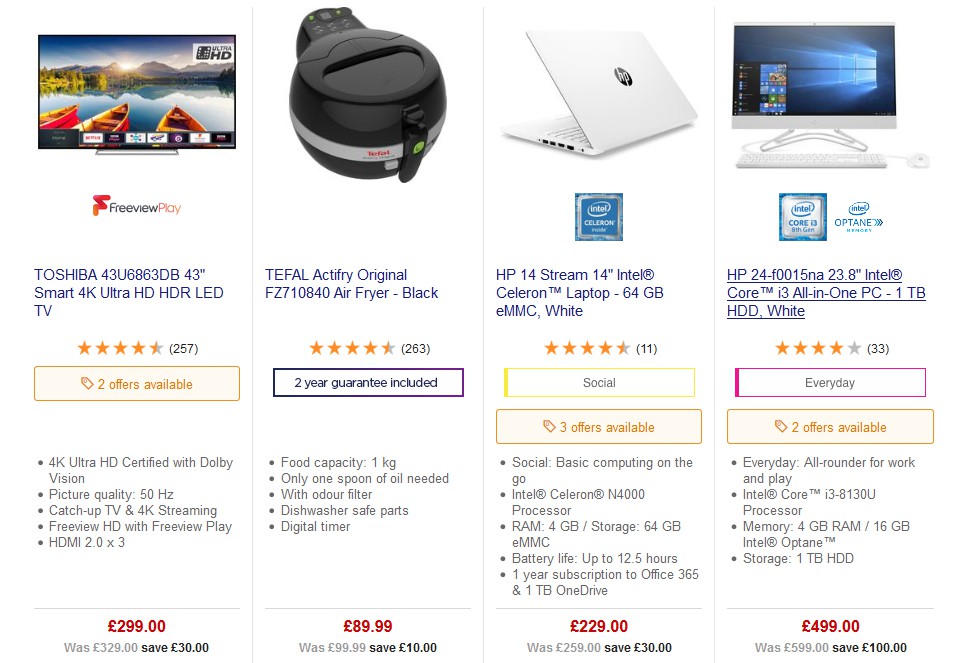 Currys Offers from 24 May