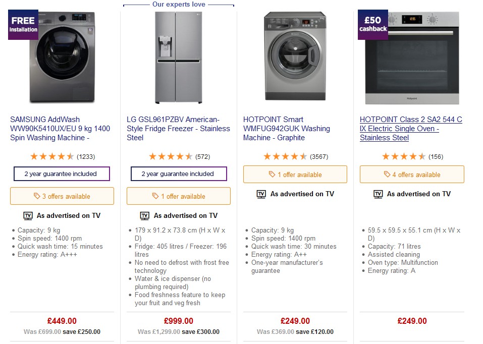 Currys Offers from 24 May