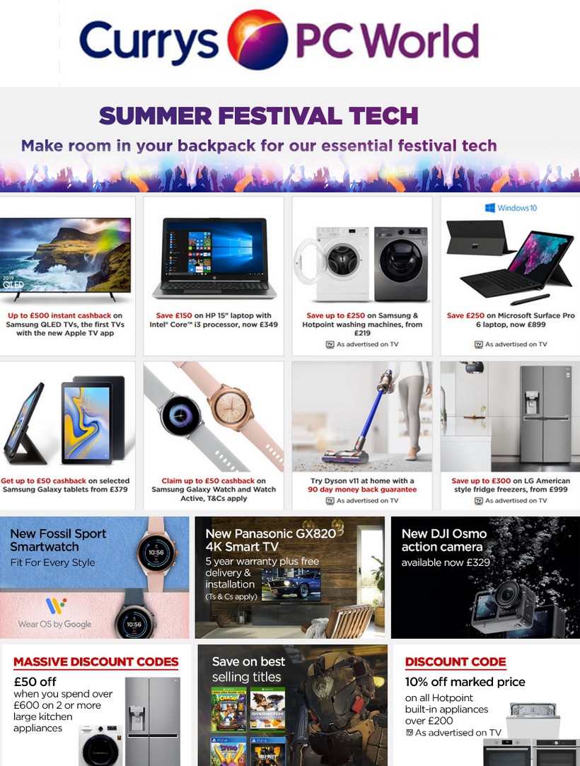Currys Offers from 31 May