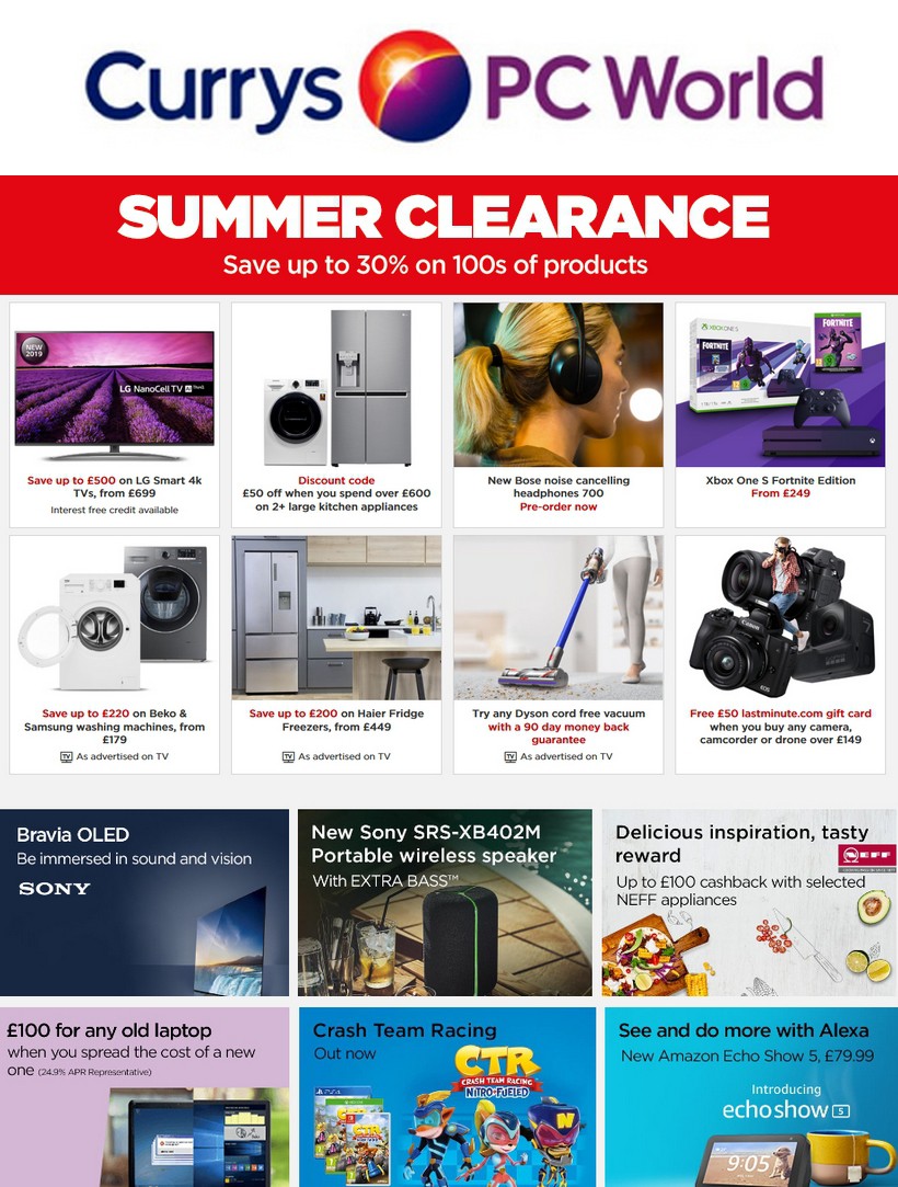 Currys Offers from 28 June