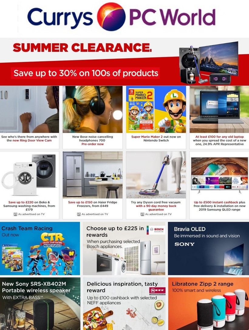 Currys Offers from 5 July
