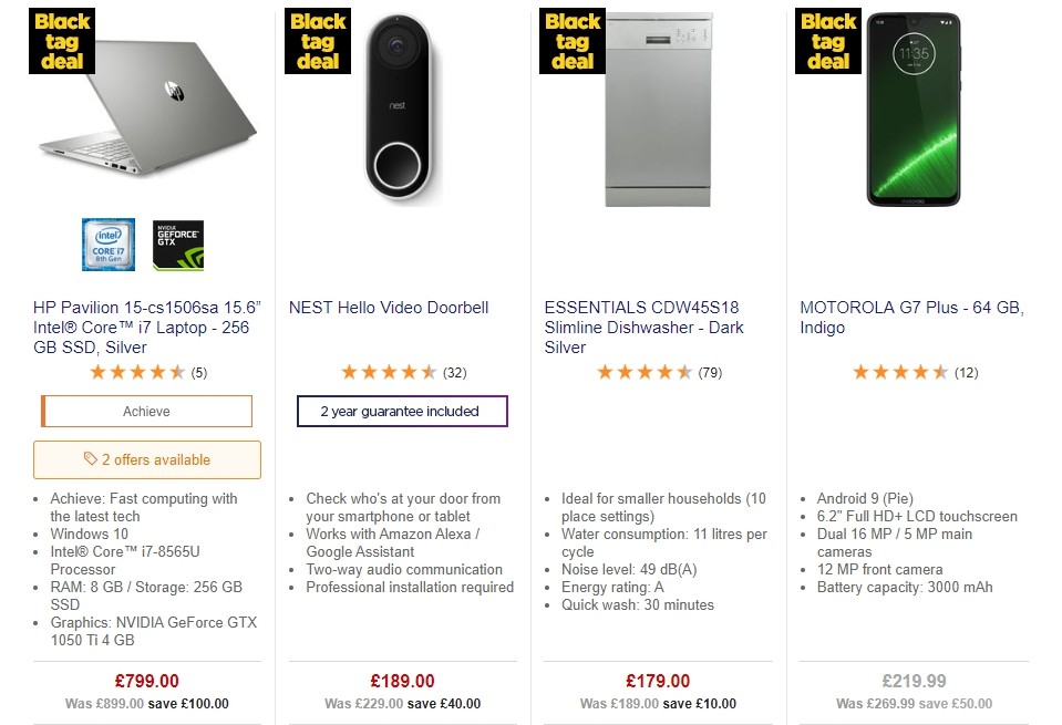 Currys Offers from 12 July