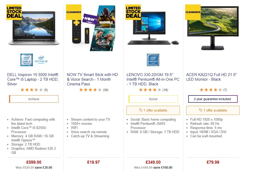 Currys Offers from 19 July