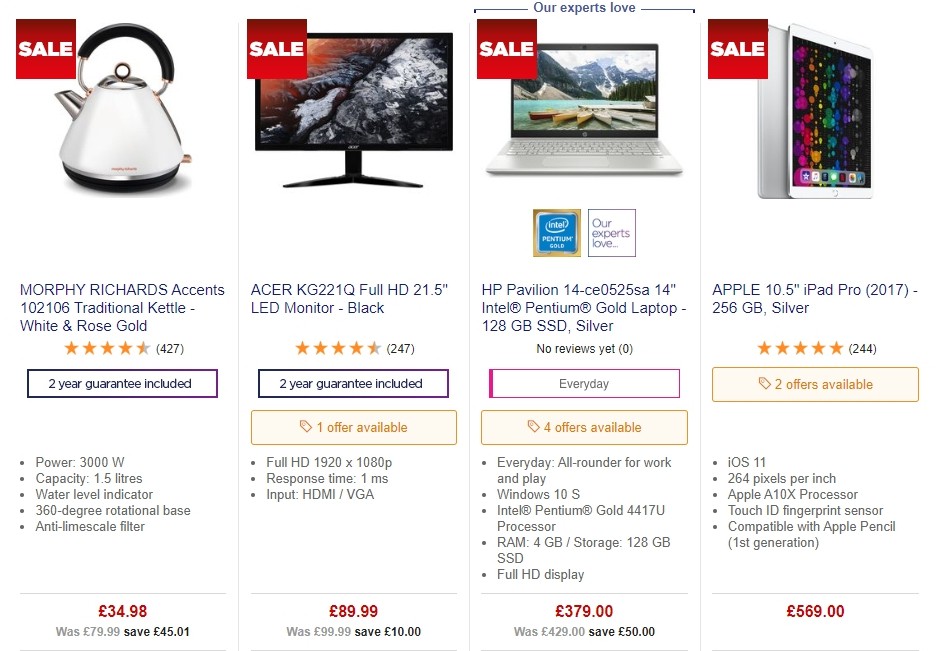 Currys Offers from 20 September