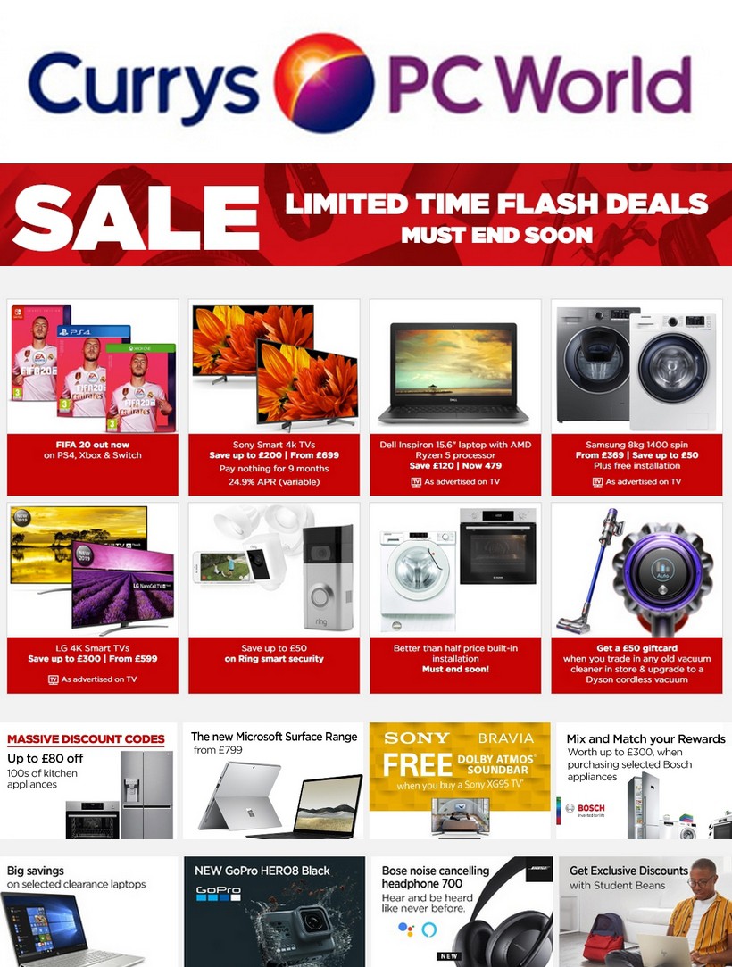 Currys Offers from 11 October