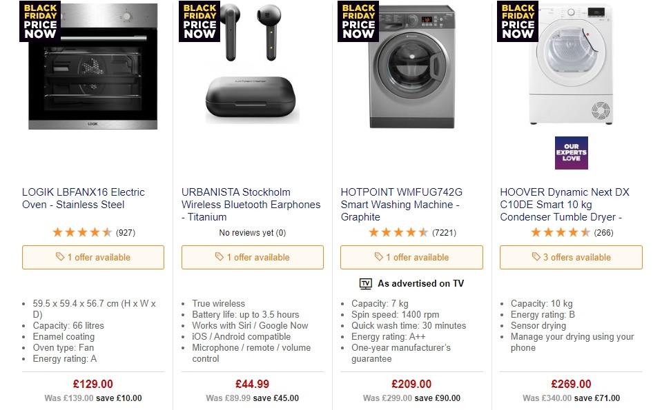 Currys Offers from 15 November