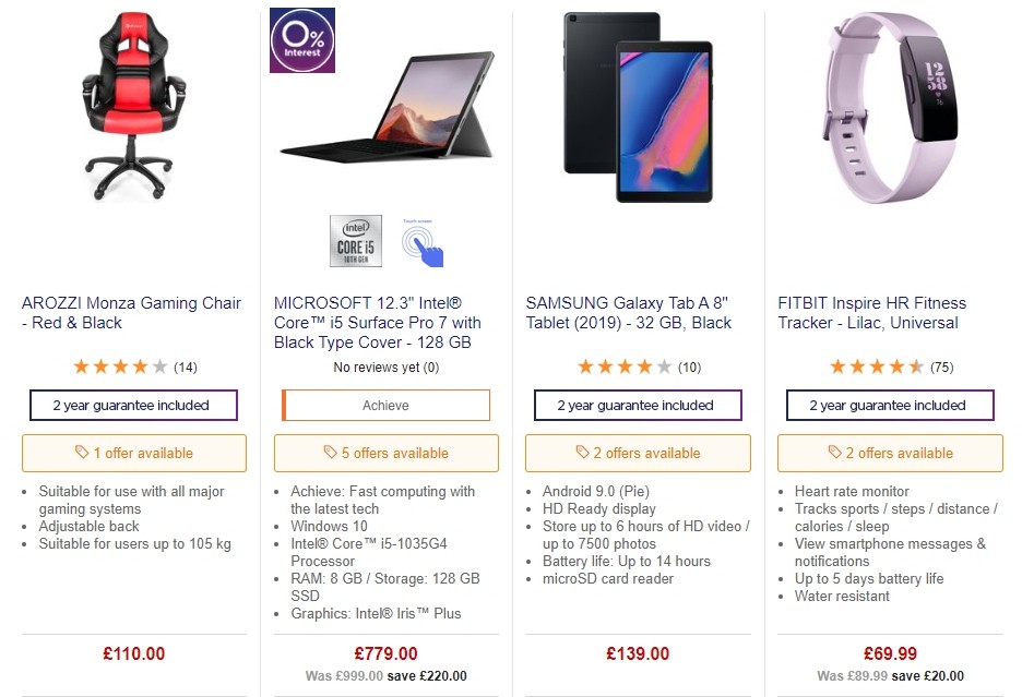 Currys Offers from 13 December