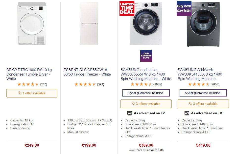 Currys Offers from 17 January