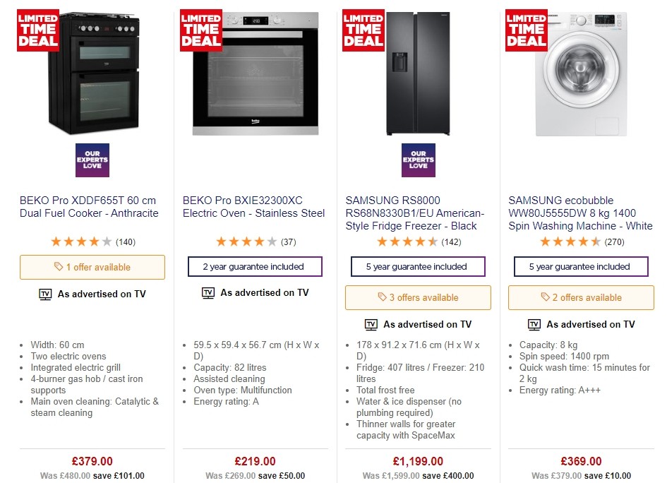 Currys Offers from 24 January