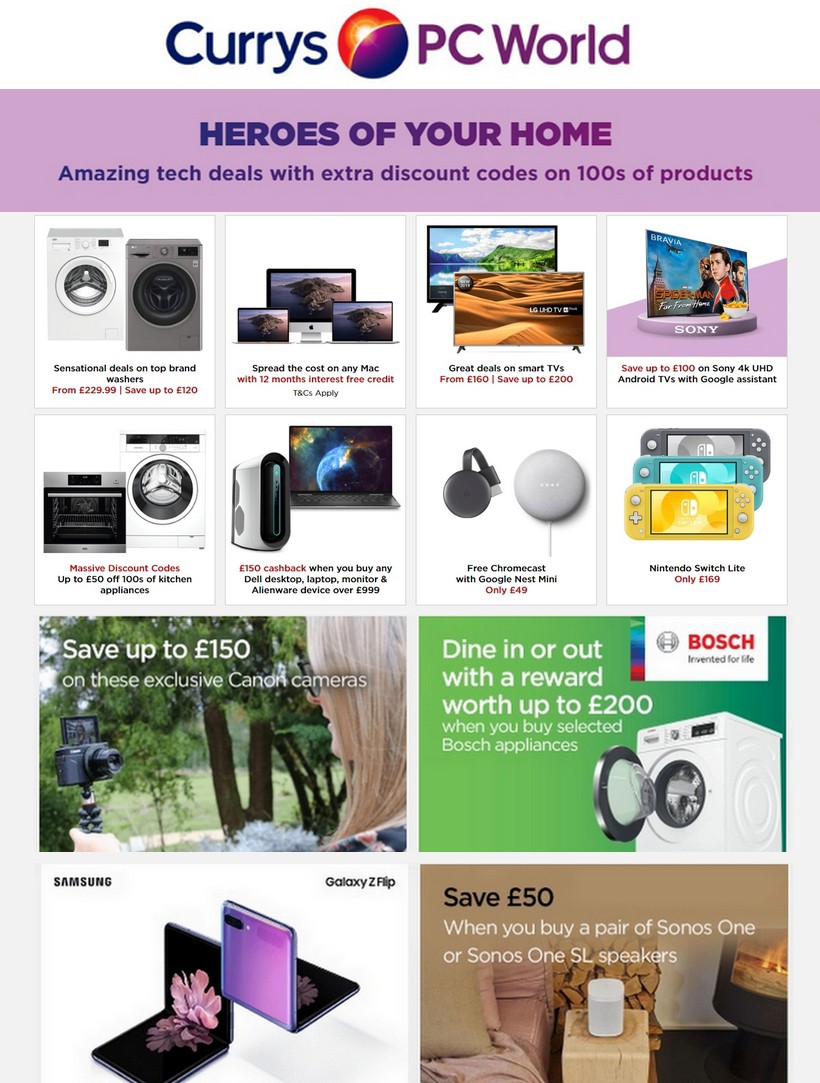 Currys Offers from 14 February