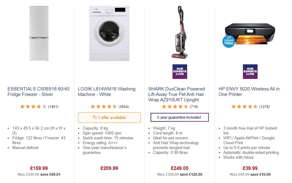 Currys Offers from 14 February