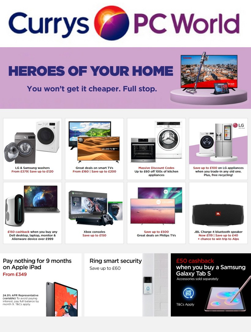 Currys Offers from 21 February