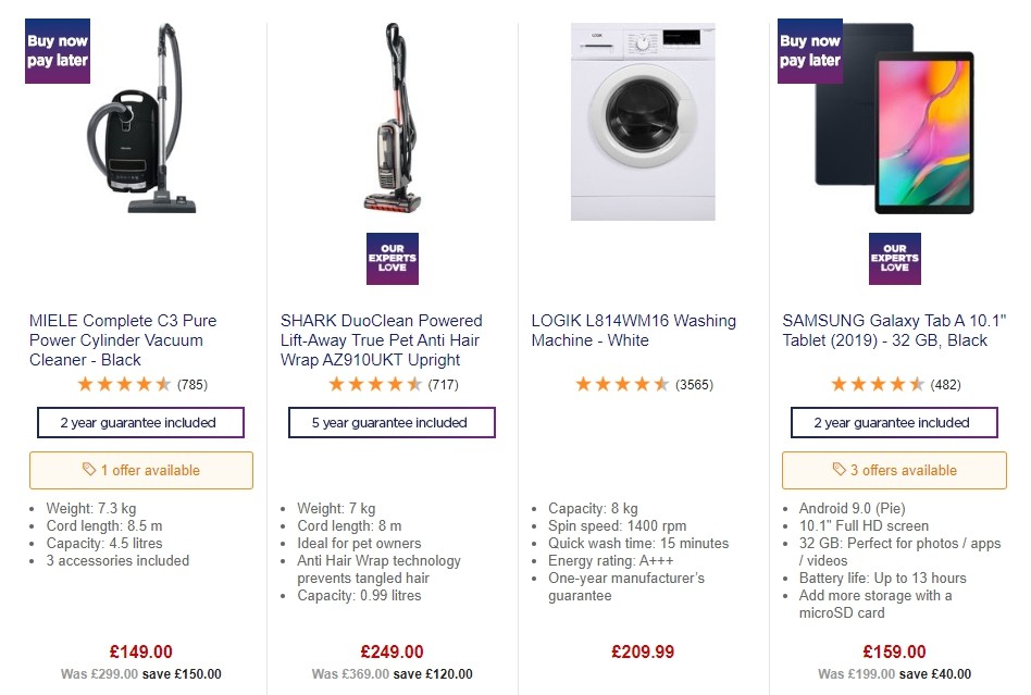 Currys Offers from 21 February