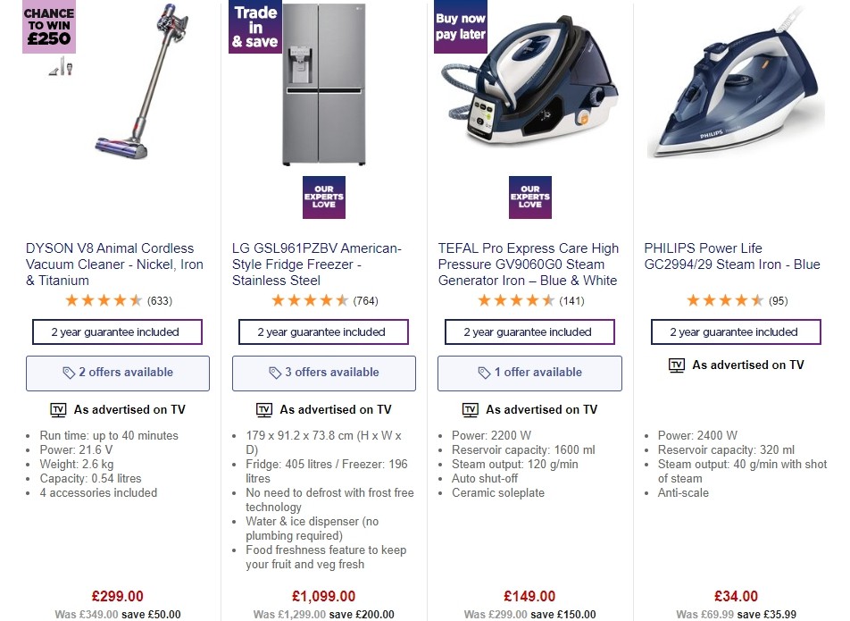 Currys Offers from 28 February
