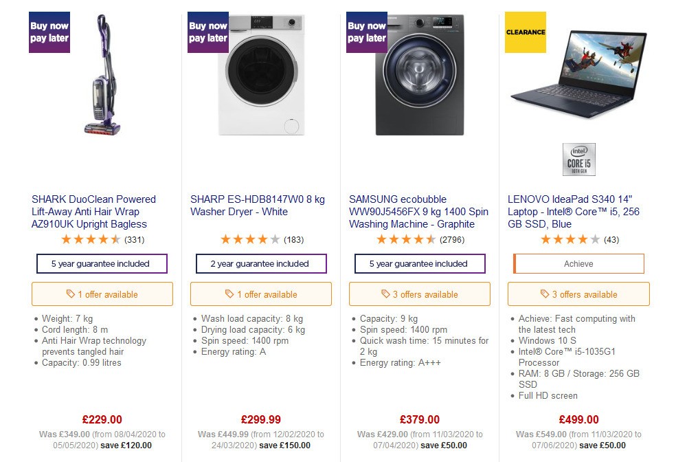 Currys Offers from 13 June