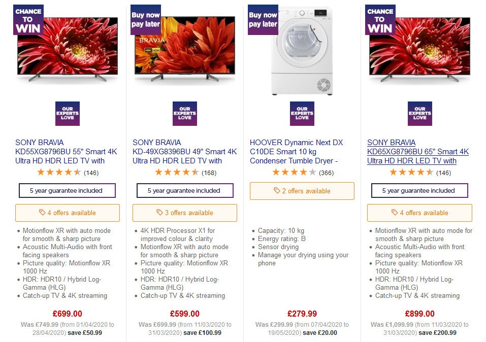 Currys Offers from 13 June