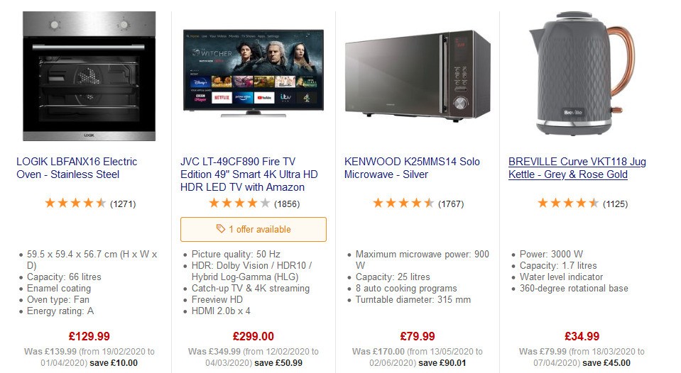 Currys Offers from 13 June