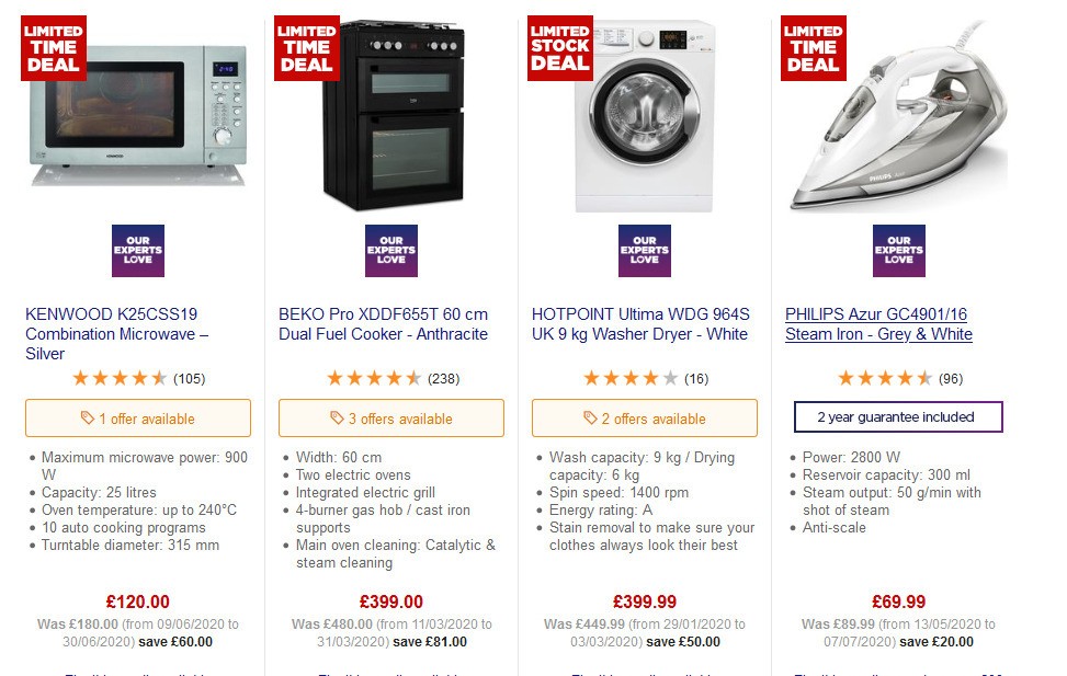 Currys Offers from 24 July