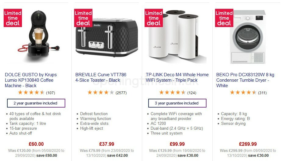 Currys Offers from 23 October