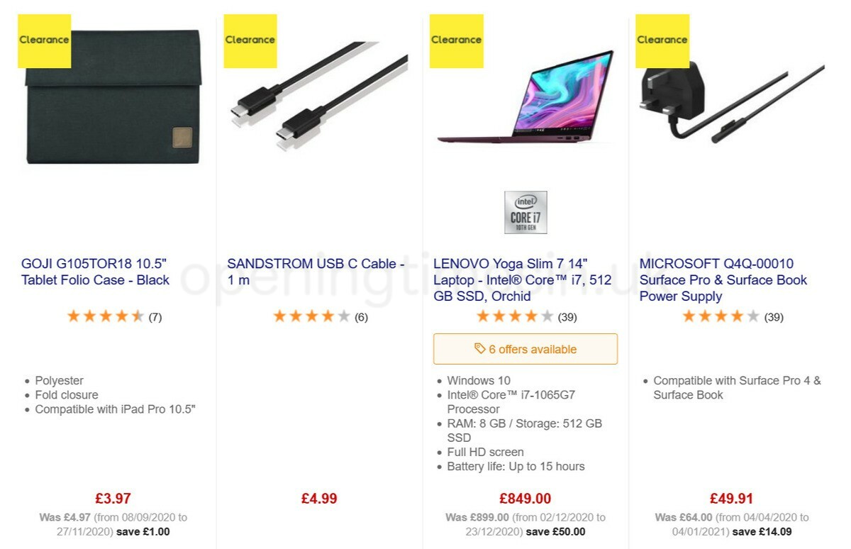 Currys Offers from 12 February