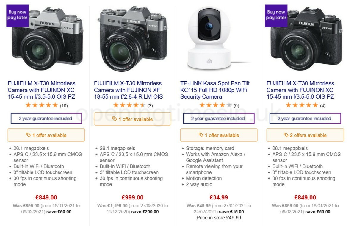 Currys Offers from 26 February