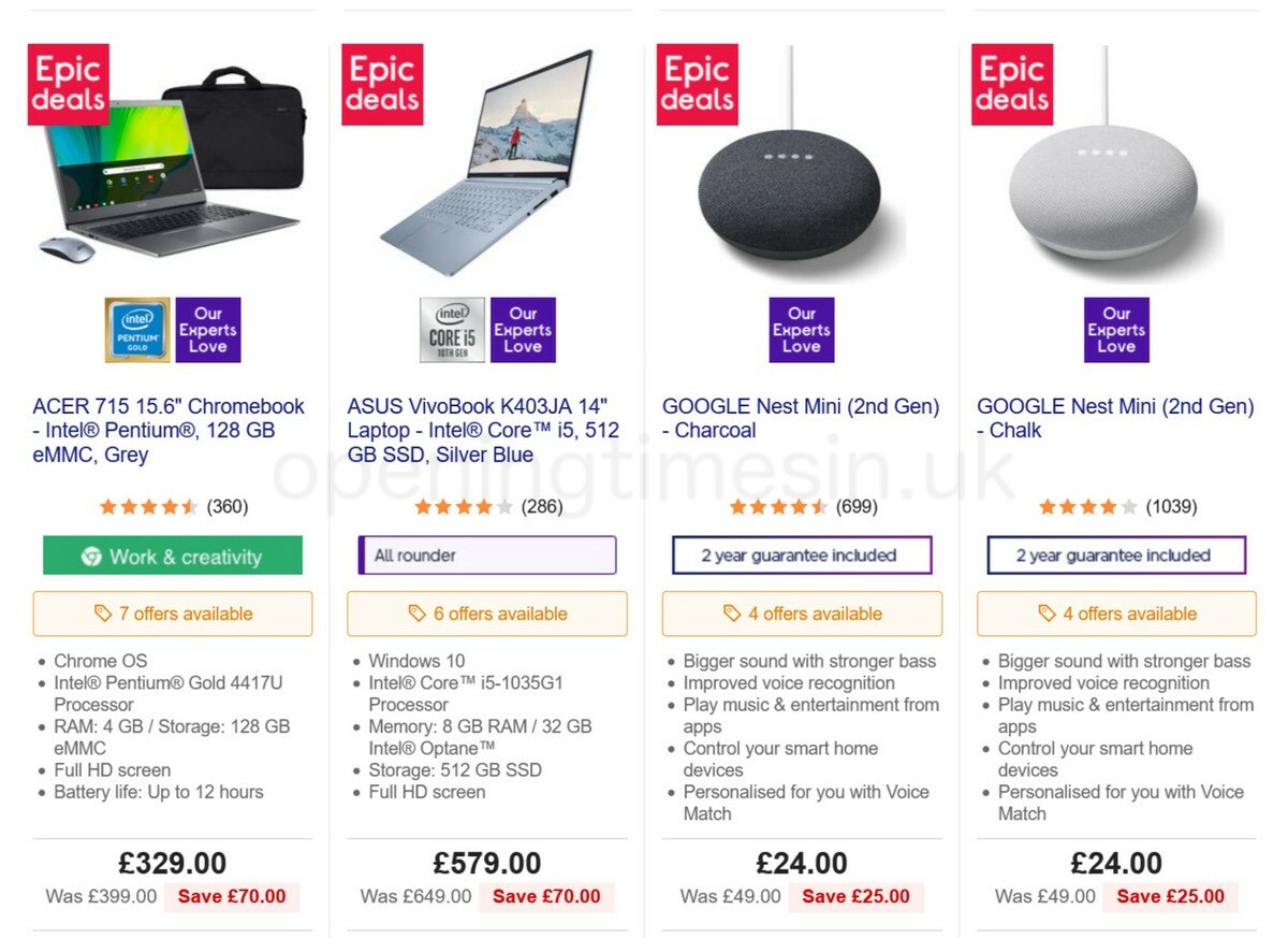 Currys Offers from 17 June