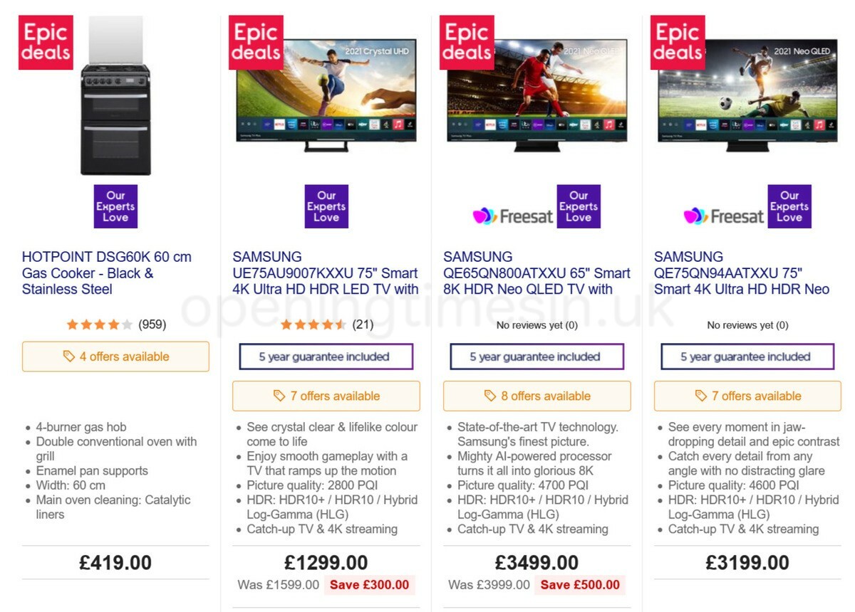 Currys Offers from 17 June