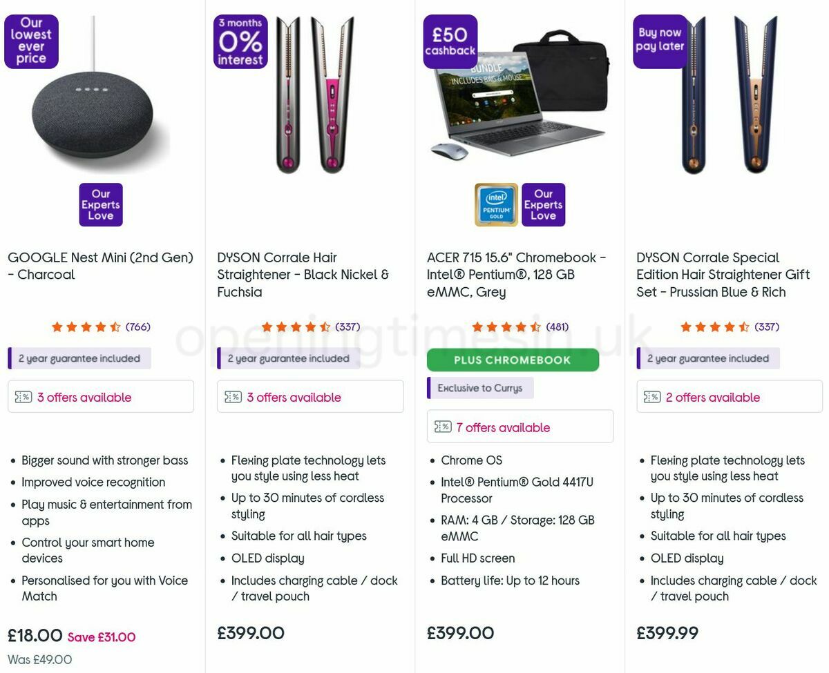 Currys Offers from 2 December