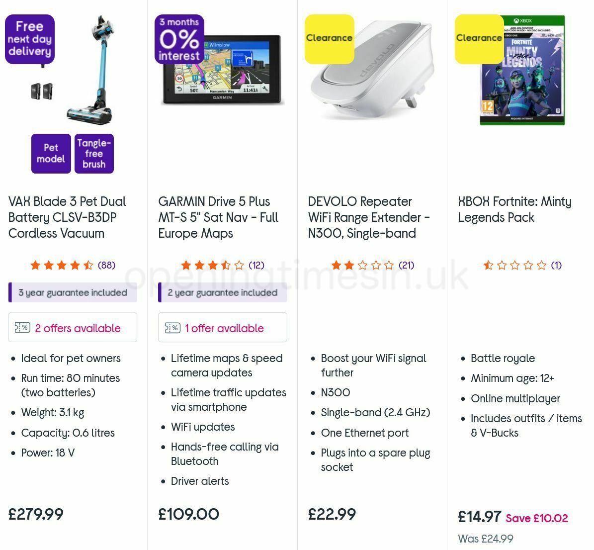 Currys Offers from 27 January