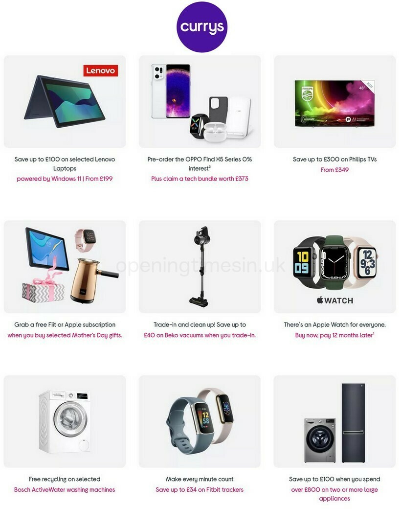 Currys Offers from 17 March
