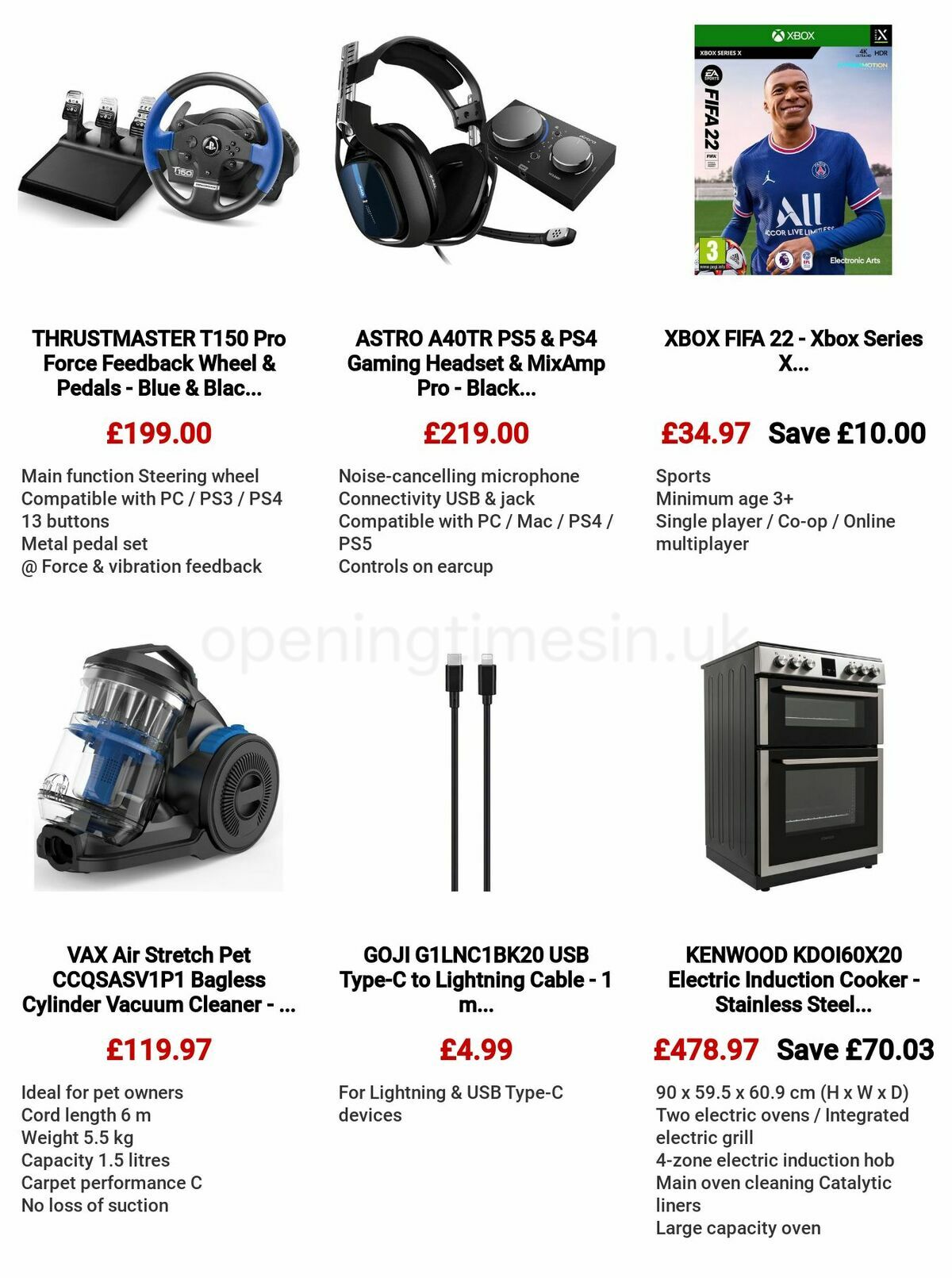 Currys Offers from 5 May