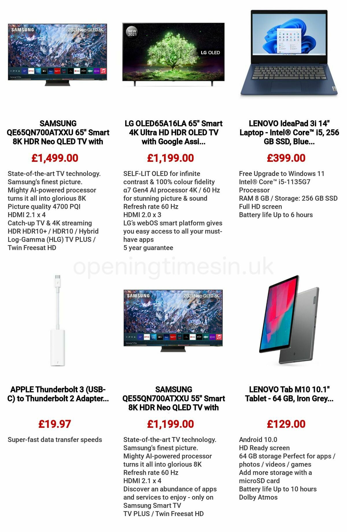Currys Offers from 8 June