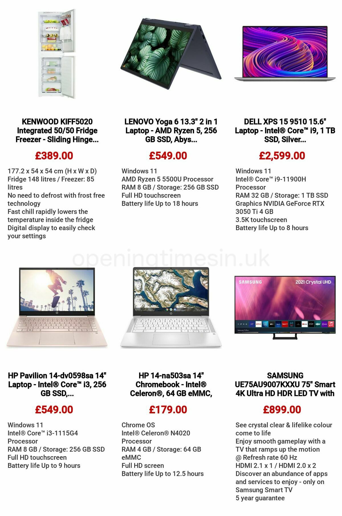 Currys Offers from 23 June