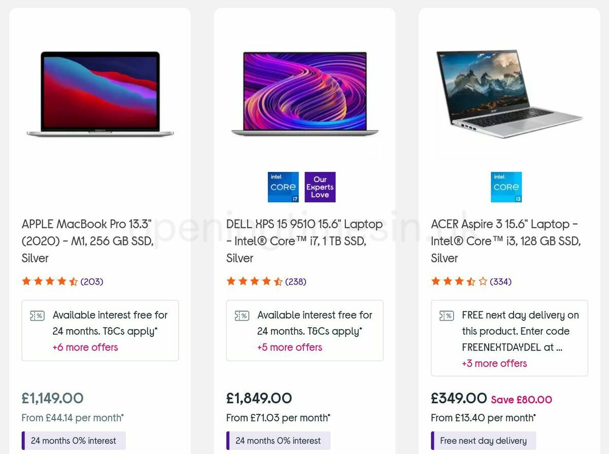Currys Offers from 1 September
