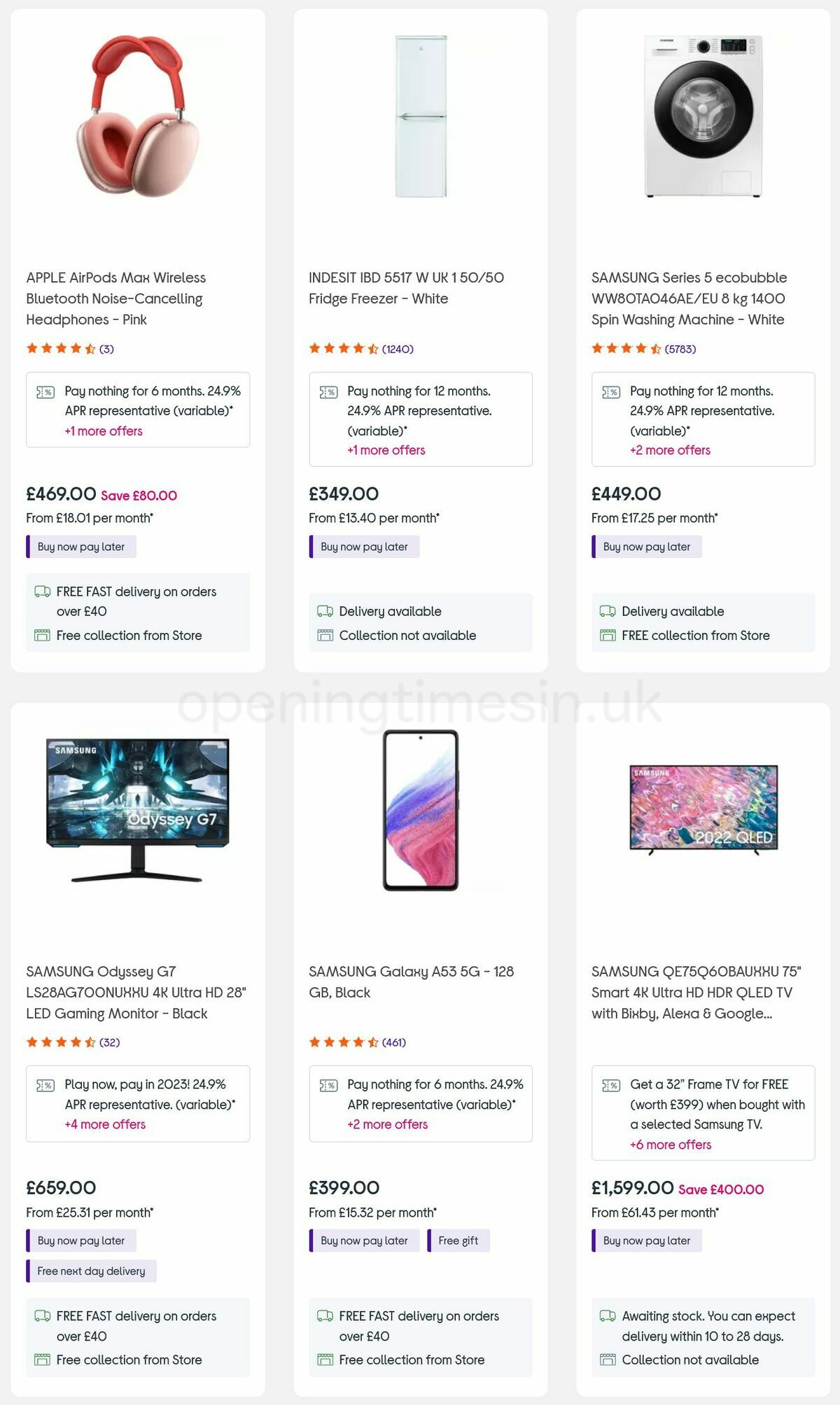 Currys Offers from 15 September