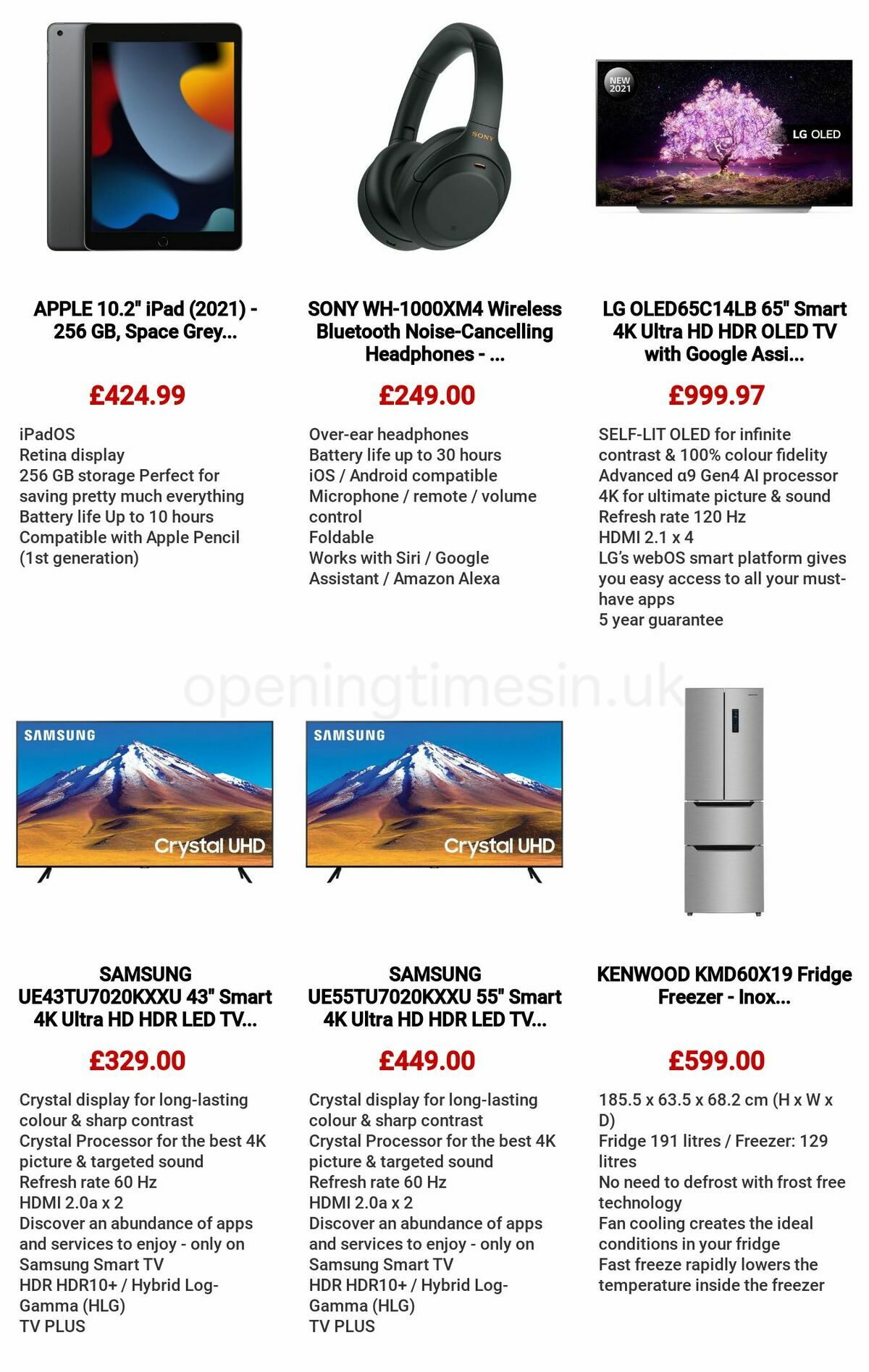 Currys Offers from 15 September
