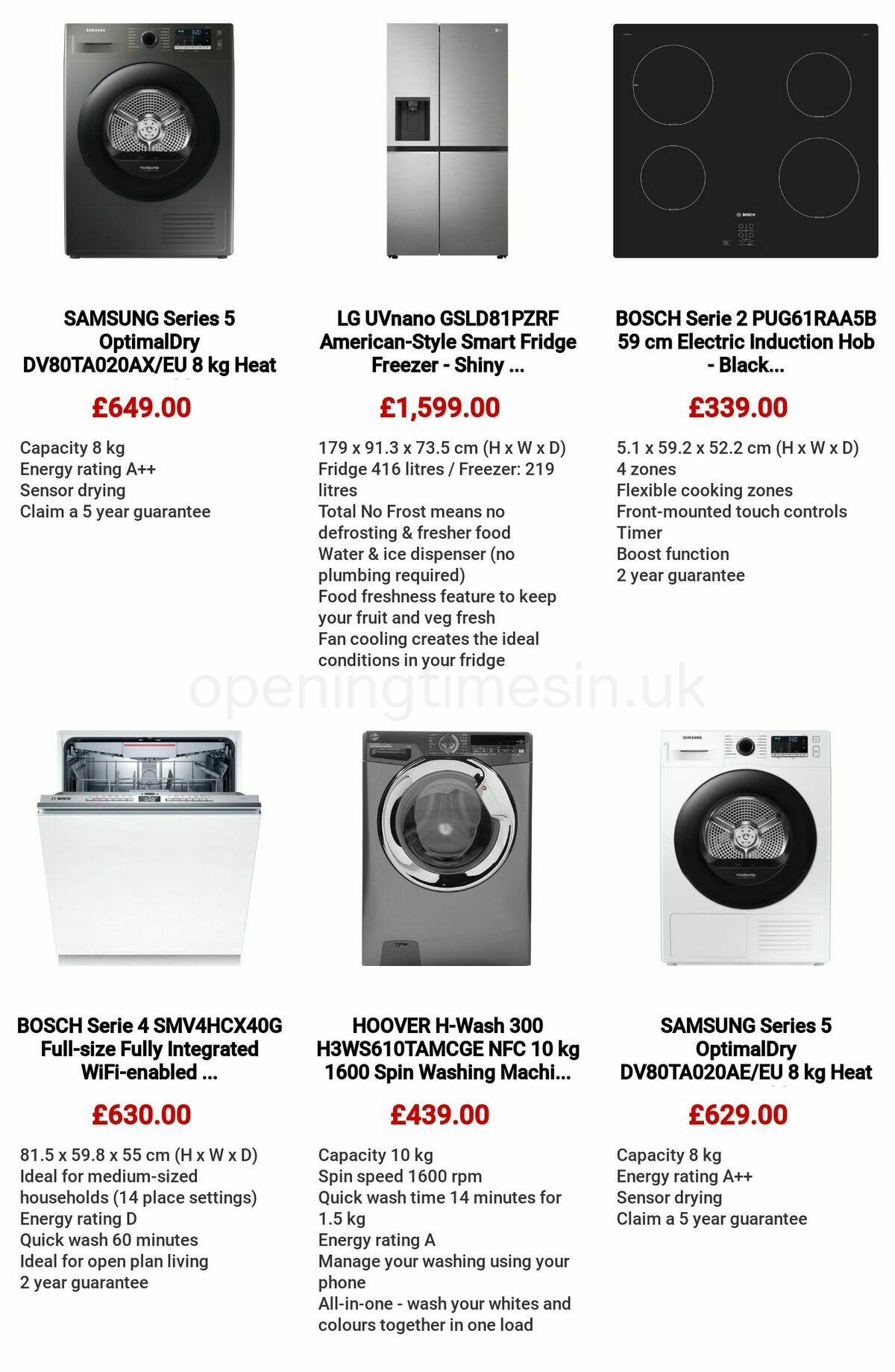 Currys Offers from 20 October