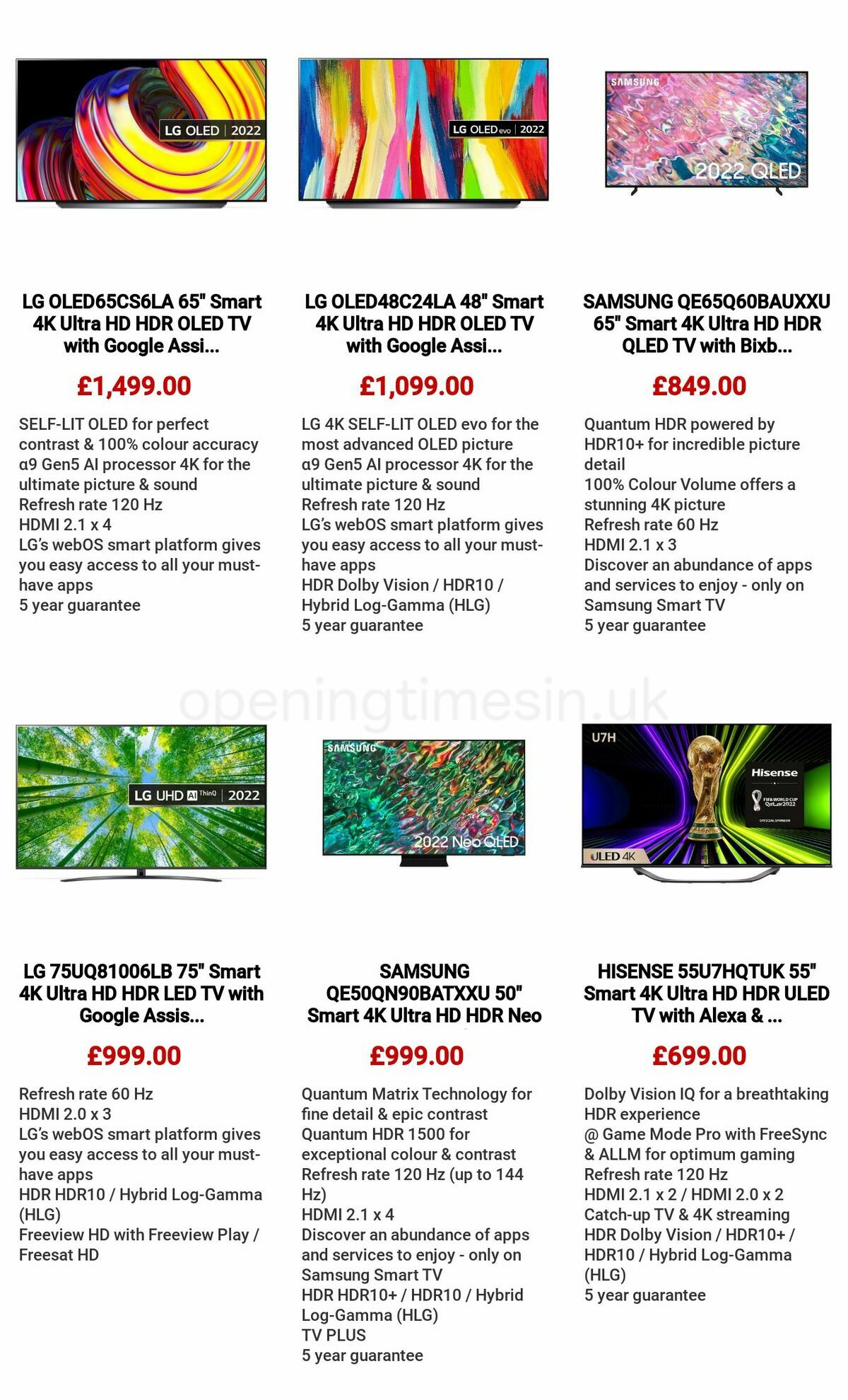 Currys Offers from 20 October