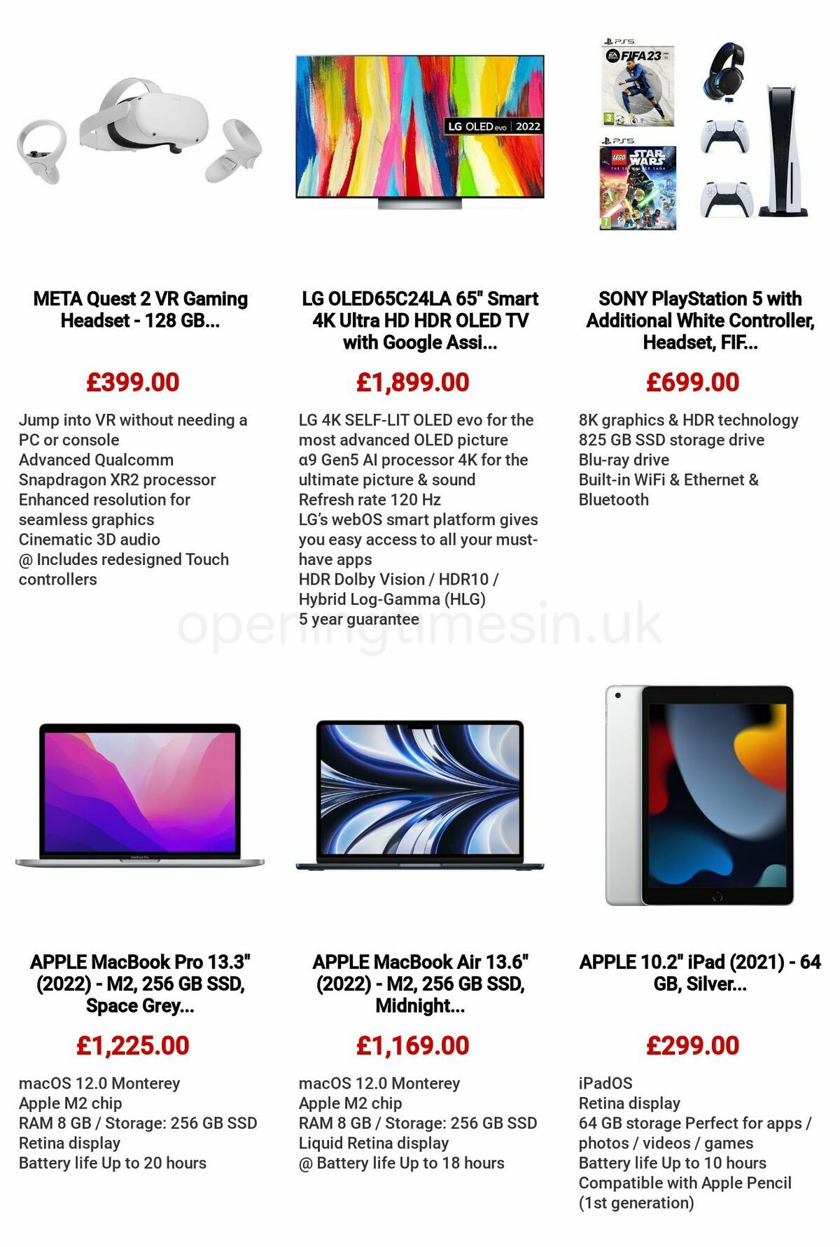 Currys Offers from 20 October