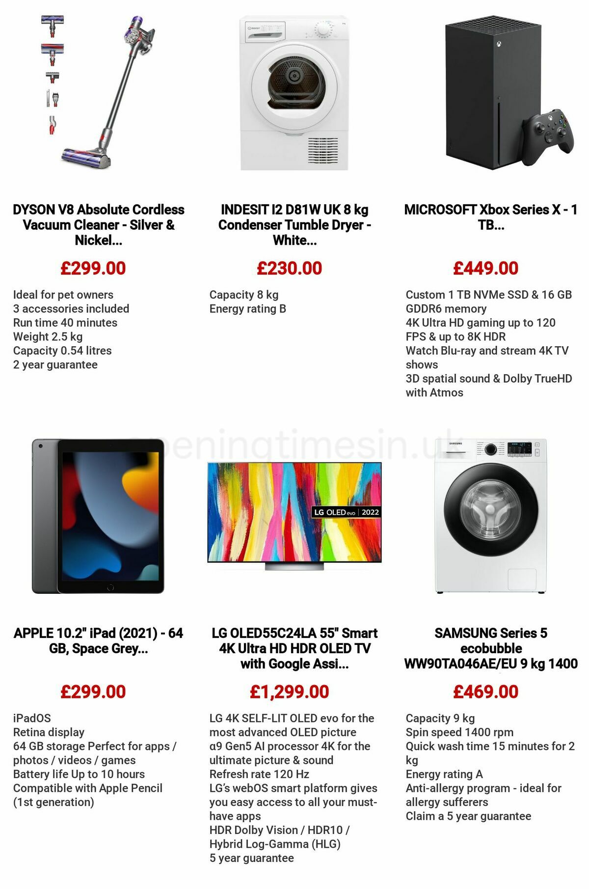 Currys Offers from 20 October